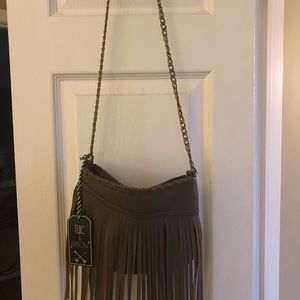 TWIG & Arrow fringe vegan crossbody bag